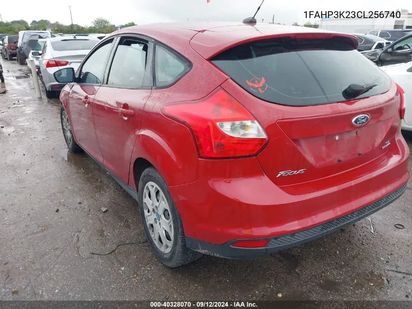 2012 Ford Focus Se VIN: 1FAHP3K23CL256740 Lot: 40328070