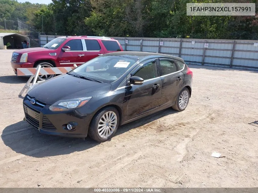 1FAHP3N2XCL157991 2012 Ford Focus Titanium