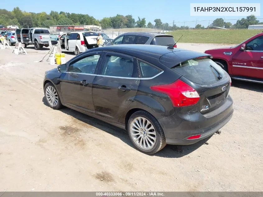 2012 Ford Focus Titanium VIN: 1FAHP3N2XCL157991 Lot: 40333086