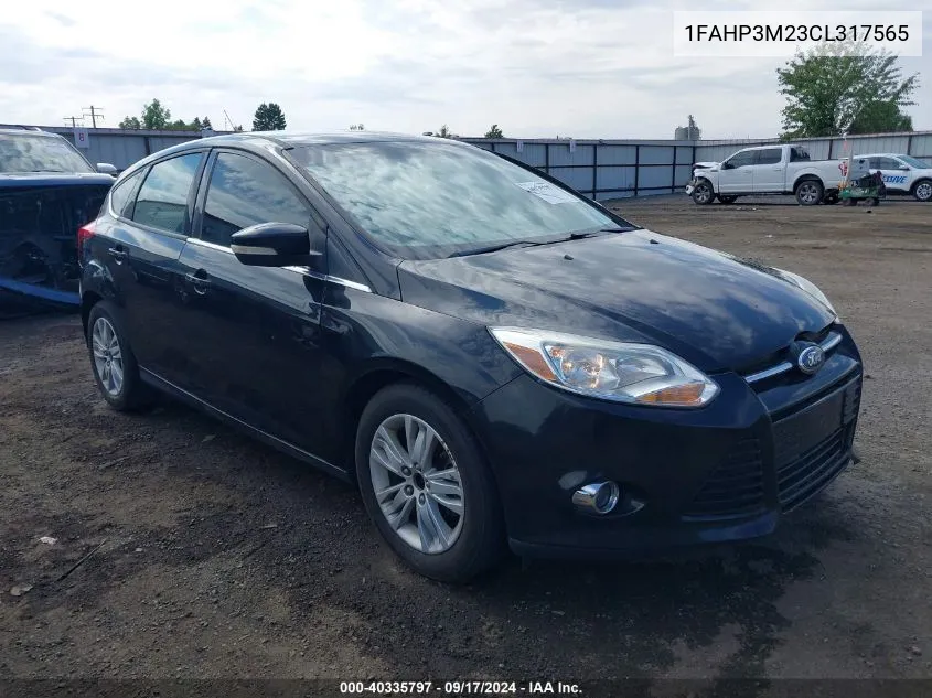 2012 Ford Focus Sel VIN: 1FAHP3M23CL317565 Lot: 40335797