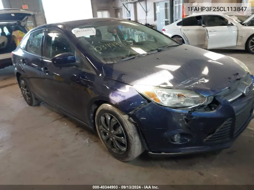 1FAHP3F25CL113847 2012 Ford Focus Se