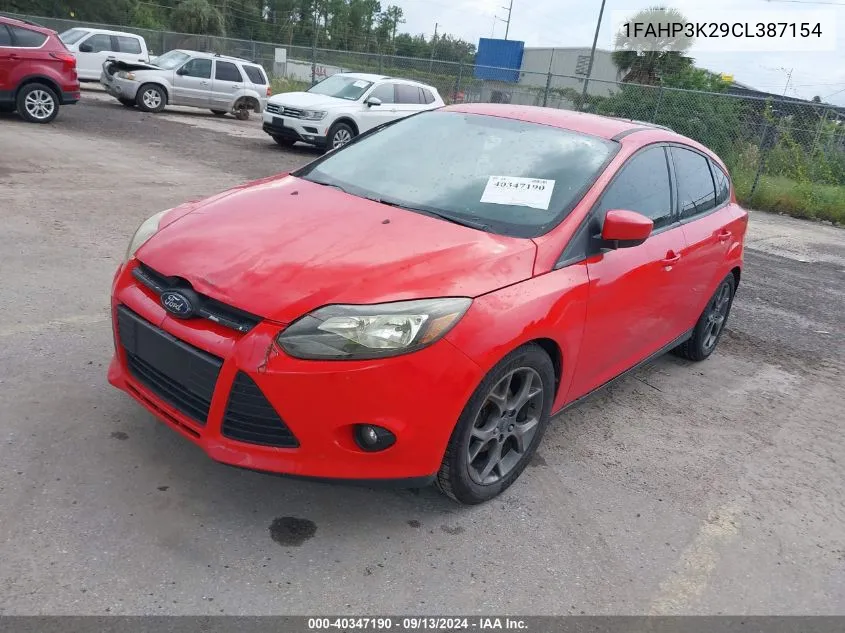 1FAHP3K29CL387154 2012 Ford Focus Se