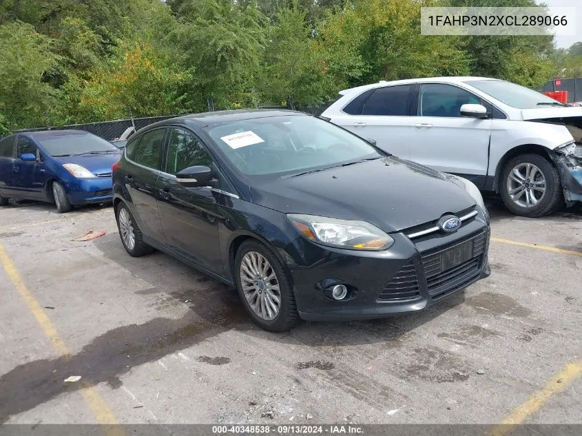 2012 Ford Focus Titanium VIN: 1FAHP3N2XCL289066 Lot: 40348538