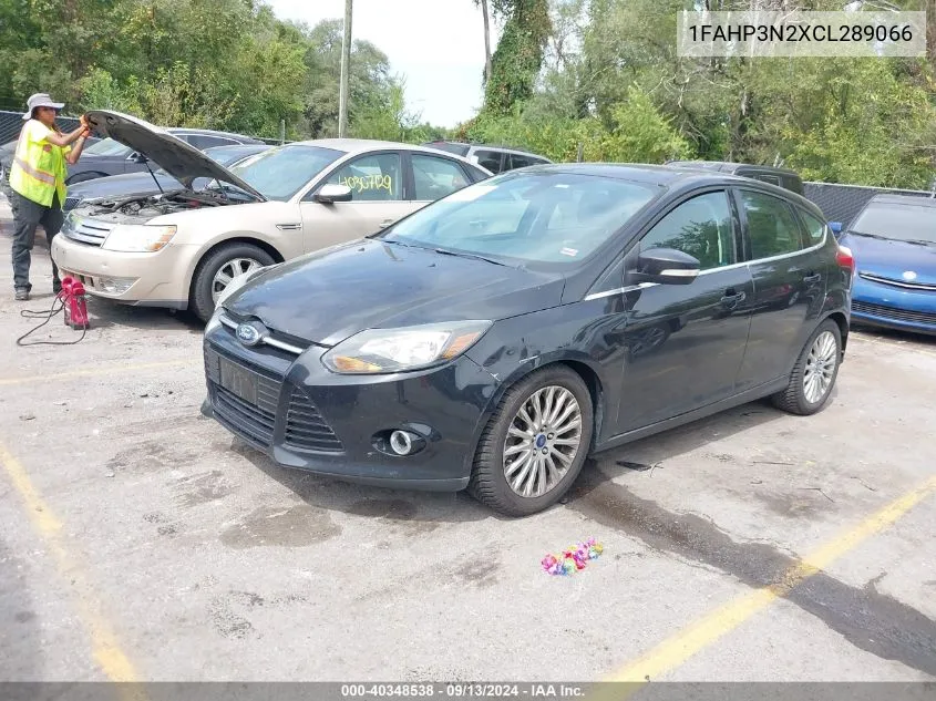 2012 Ford Focus Titanium VIN: 1FAHP3N2XCL289066 Lot: 40348538