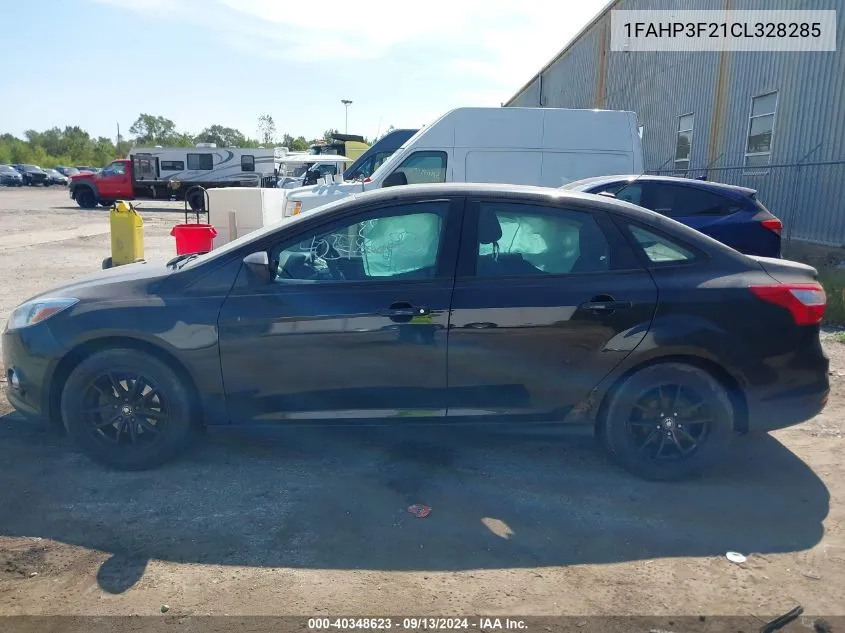 1FAHP3F21CL328285 2012 Ford Focus Se