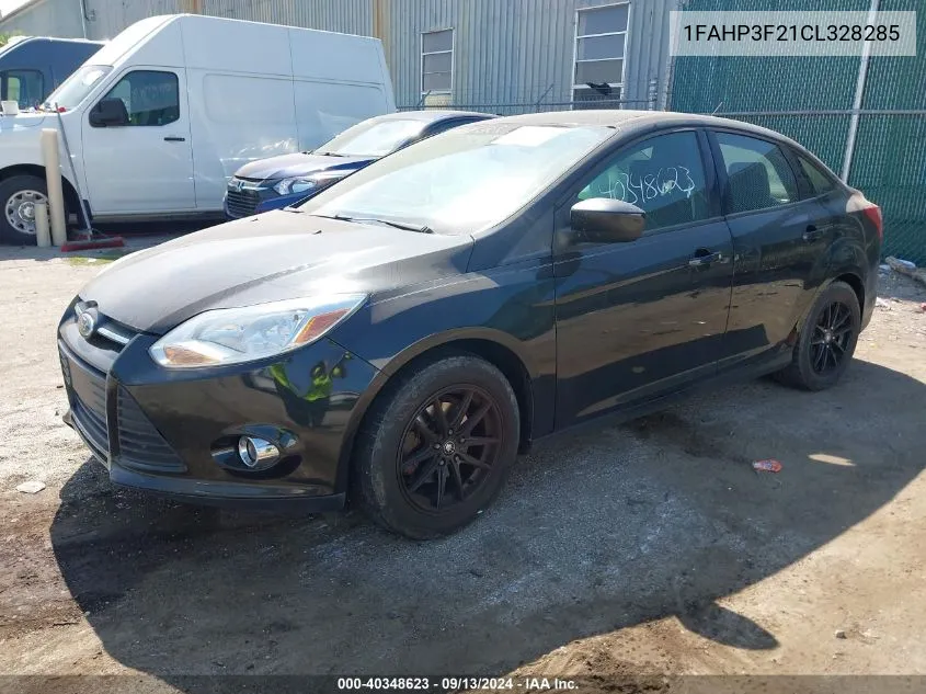 2012 Ford Focus Se VIN: 1FAHP3F21CL328285 Lot: 40348623