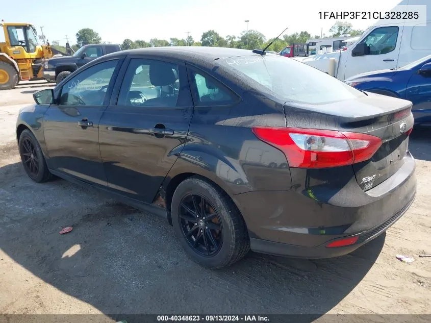 1FAHP3F21CL328285 2012 Ford Focus Se