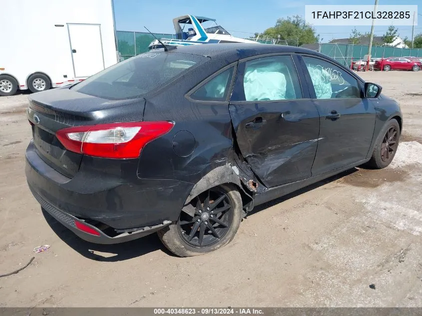 1FAHP3F21CL328285 2012 Ford Focus Se