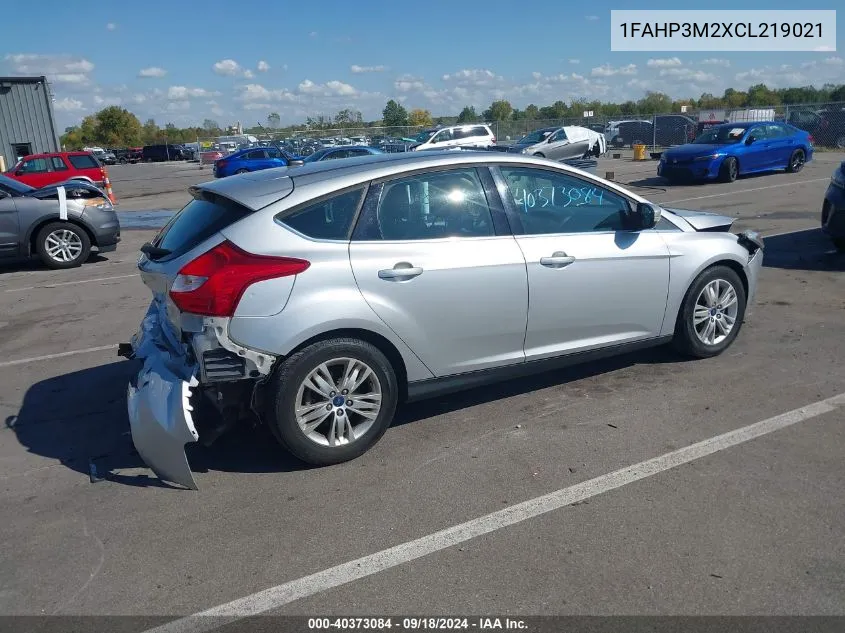 2012 Ford Focus Sel VIN: 1FAHP3M2XCL219021 Lot: 40373084