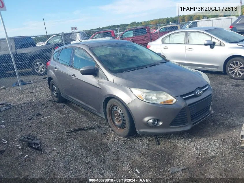 2012 Ford Focus Se VIN: 1FAHP3K20CL172813 Lot: 40379018