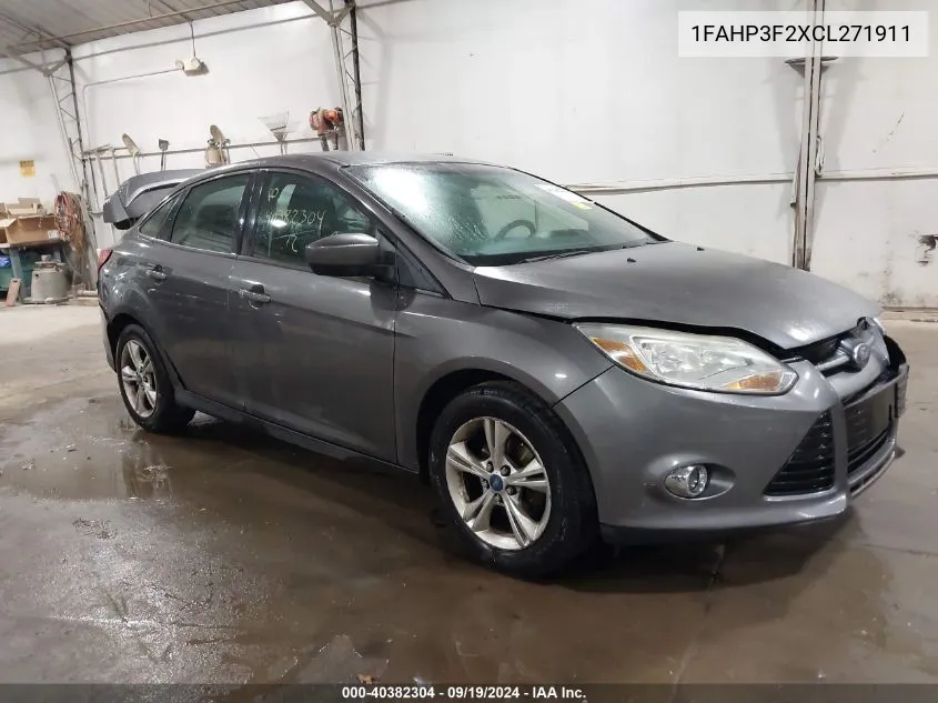 2012 Ford Focus Se VIN: 1FAHP3F2XCL271911 Lot: 40382304