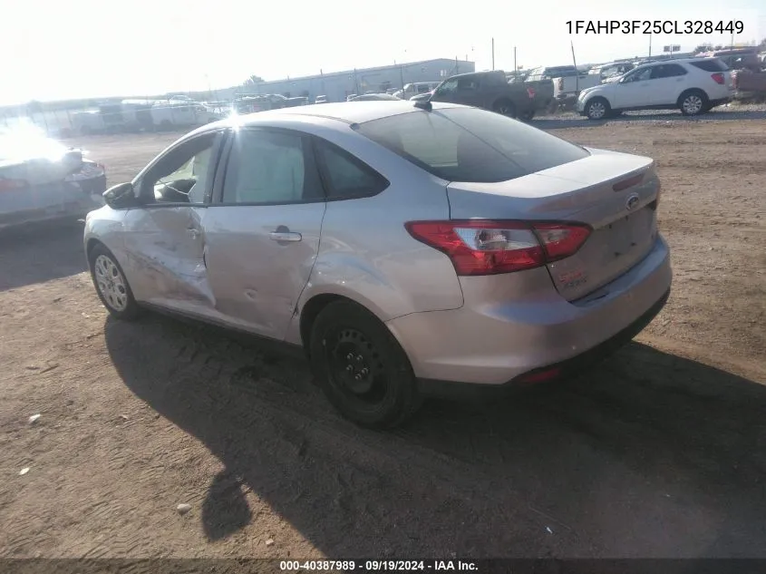 2012 Ford Focus Se VIN: 1FAHP3F25CL328449 Lot: 40387989