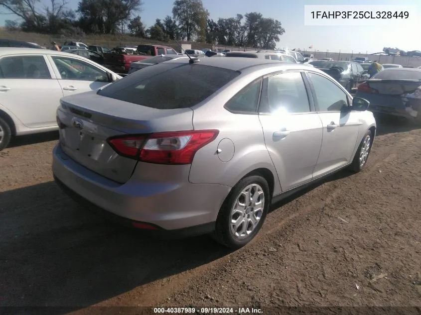 2012 Ford Focus Se VIN: 1FAHP3F25CL328449 Lot: 40387989