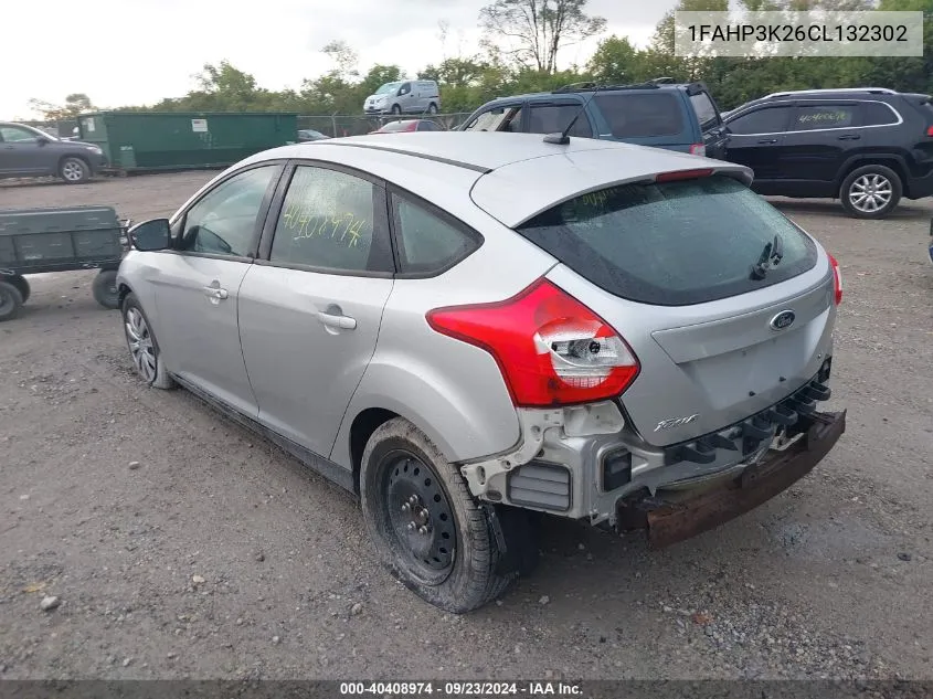 2012 Ford Focus Se VIN: 1FAHP3K26CL132302 Lot: 40408974