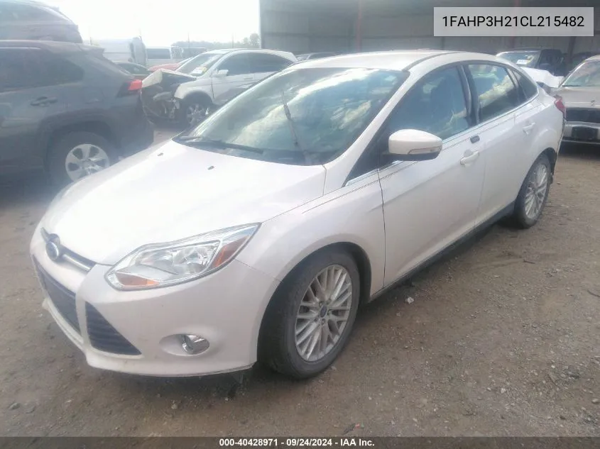 2012 Ford Focus Sel VIN: 1FAHP3H21CL215482 Lot: 40428971