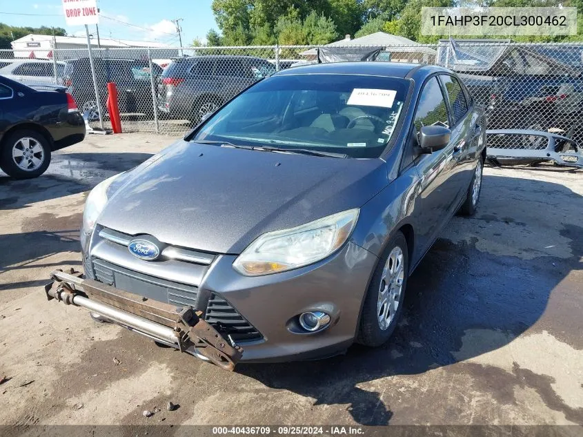 2012 Ford Focus Se VIN: 1FAHP3F20CL300462 Lot: 40436709