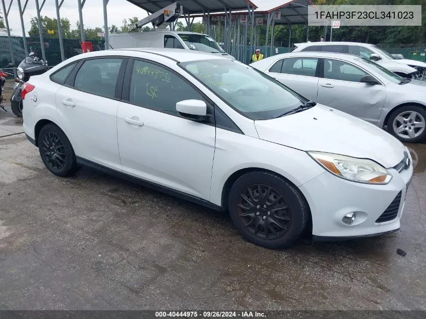 2012 Ford Focus Se VIN: 1FAHP3F23CL341023 Lot: 40444975