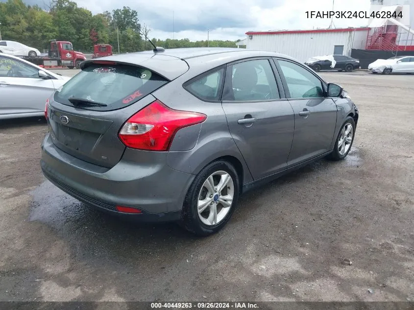 2012 Ford Focus Se VIN: 1FAHP3K24CL462844 Lot: 40449263