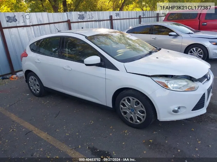 2012 Ford Focus Se VIN: 1FAHP3K21CL177387 Lot: 40453752