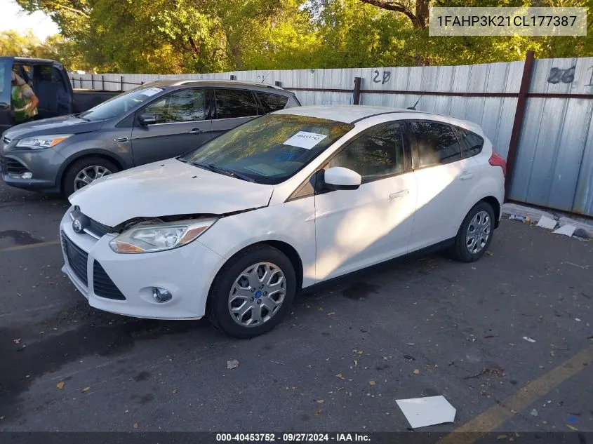 2012 Ford Focus Se VIN: 1FAHP3K21CL177387 Lot: 40453752