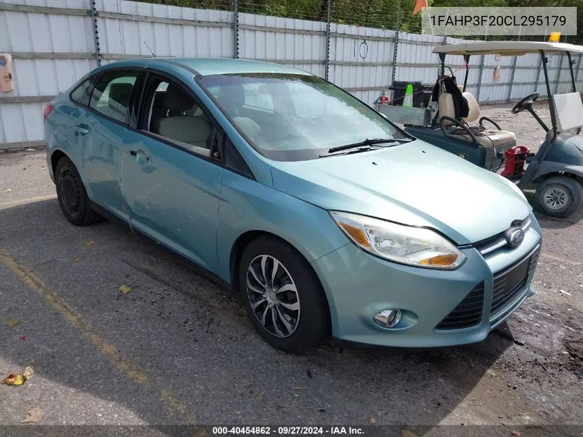 2012 Ford Focus Se VIN: 1FAHP3F20CL295179 Lot: 40454862