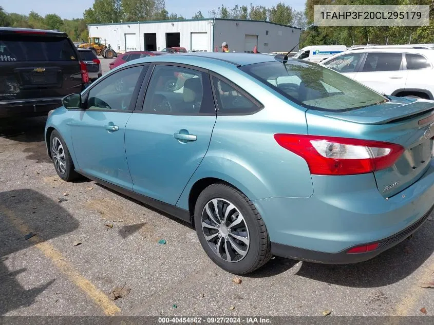 2012 Ford Focus Se VIN: 1FAHP3F20CL295179 Lot: 40454862