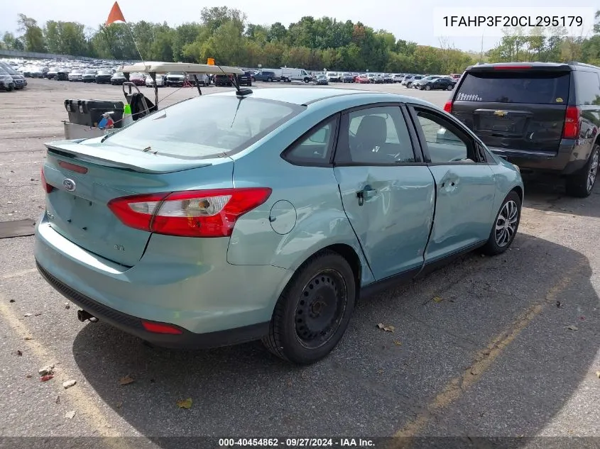 2012 Ford Focus Se VIN: 1FAHP3F20CL295179 Lot: 40454862