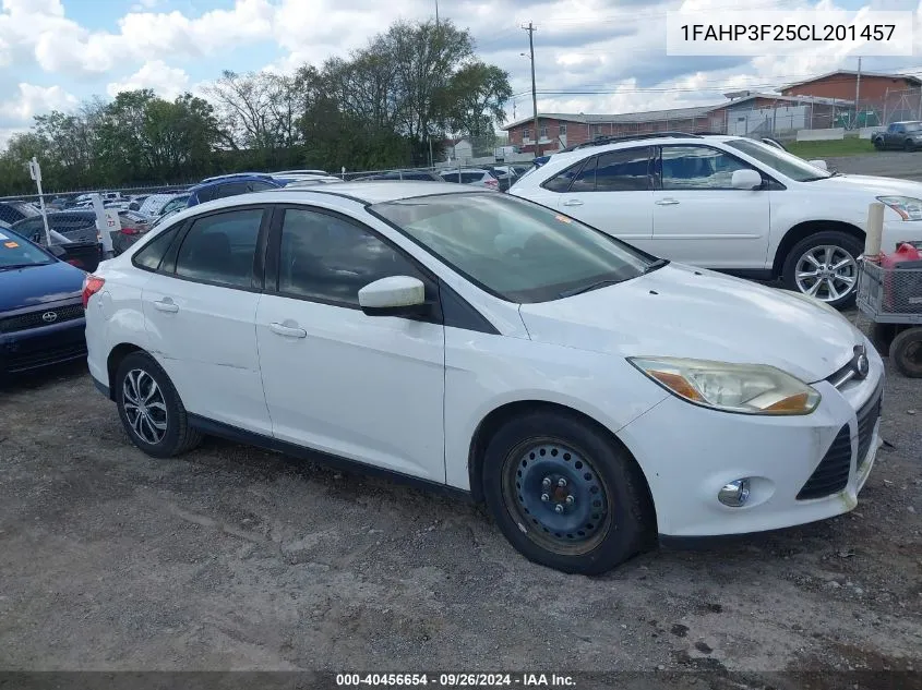 2012 Ford Focus Se VIN: 1FAHP3F25CL201457 Lot: 40456654