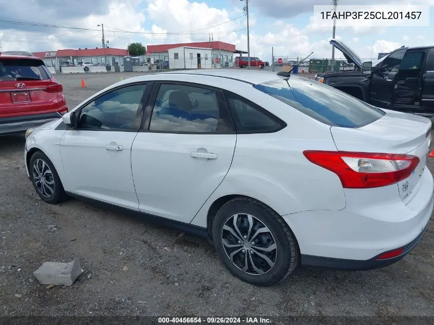 2012 Ford Focus Se VIN: 1FAHP3F25CL201457 Lot: 40456654