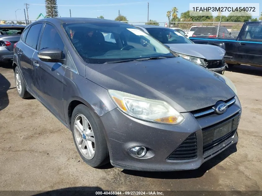 2012 Ford Focus Sel VIN: 1FAHP3M27CL454072 Lot: 40458344