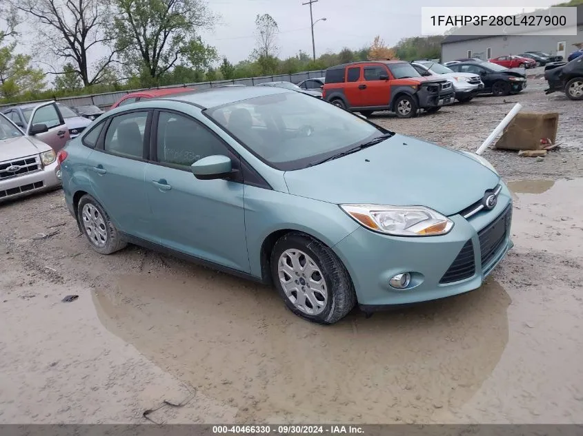 2012 Ford Focus Se VIN: 1FAHP3F28CL427900 Lot: 40466330