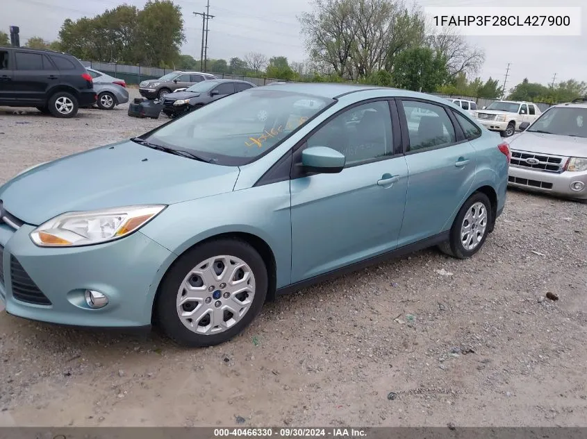 2012 Ford Focus Se VIN: 1FAHP3F28CL427900 Lot: 40466330