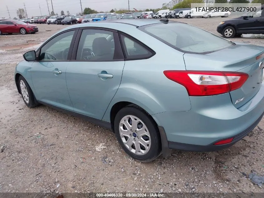 2012 Ford Focus Se VIN: 1FAHP3F28CL427900 Lot: 40466330