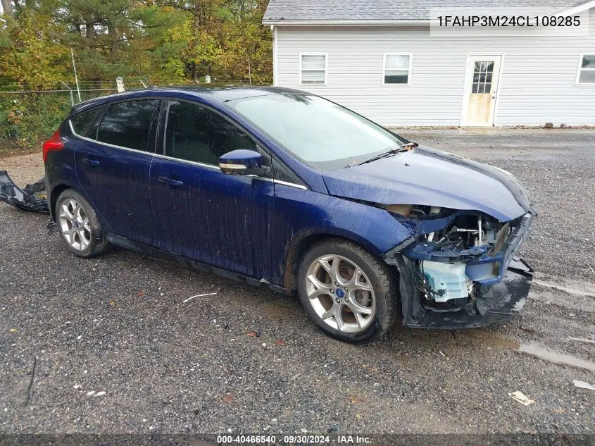 2012 Ford Focus Sel VIN: 1FAHP3M24CL108285 Lot: 40466540