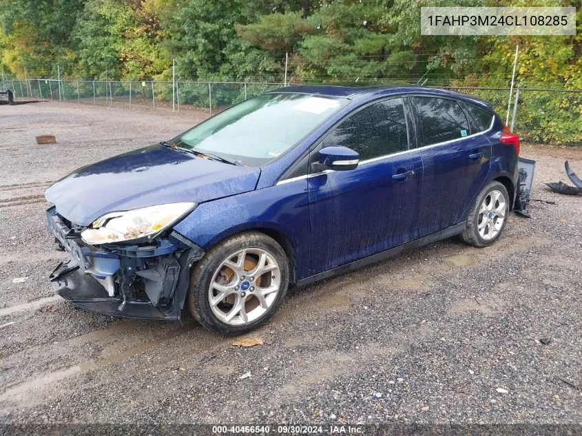 2012 Ford Focus Sel VIN: 1FAHP3M24CL108285 Lot: 40466540