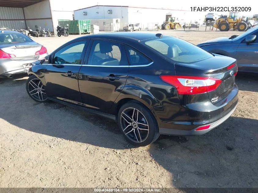 2012 Ford Focus Sel VIN: 1FAHP3H22CL352009 Lot: 40469104