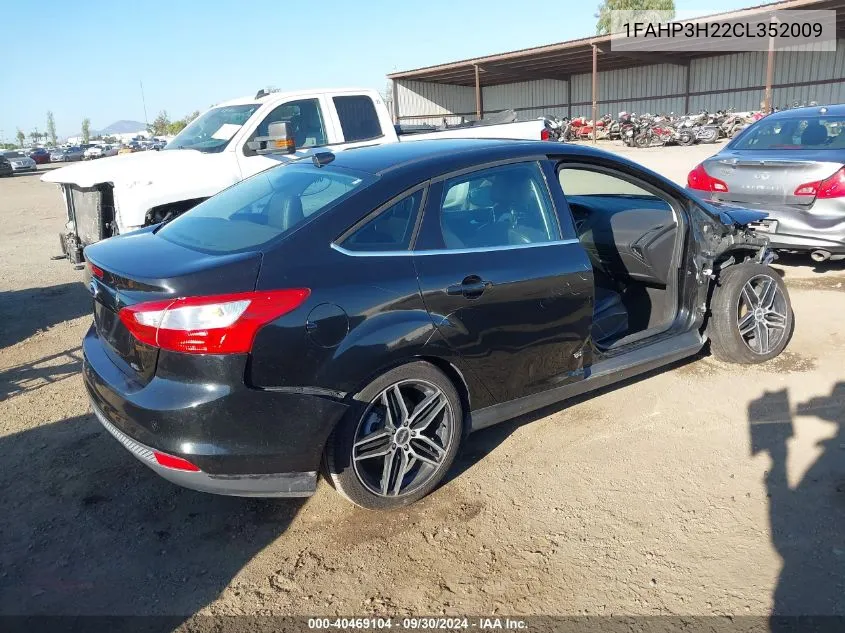 2012 Ford Focus Sel VIN: 1FAHP3H22CL352009 Lot: 40469104