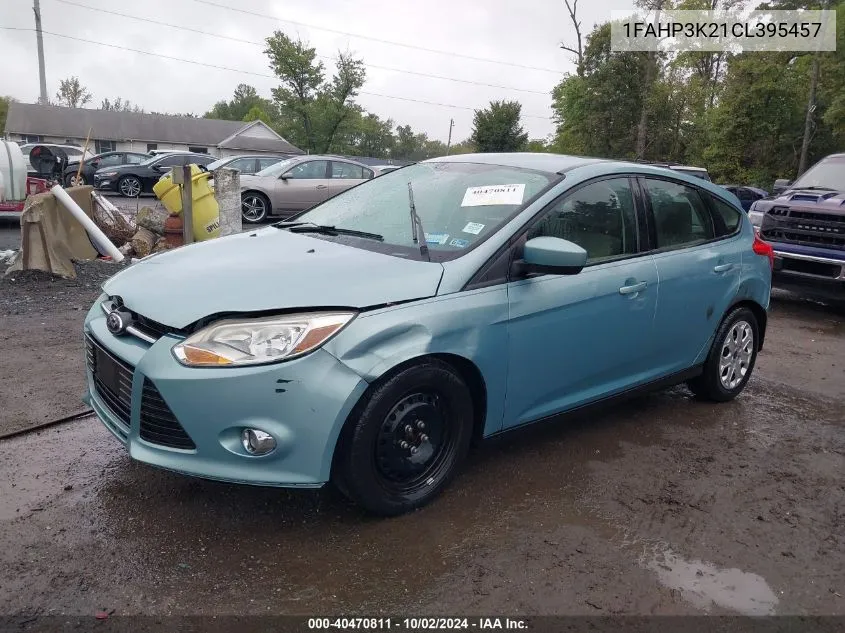 2012 Ford Focus Se VIN: 1FAHP3K21CL395457 Lot: 40470811