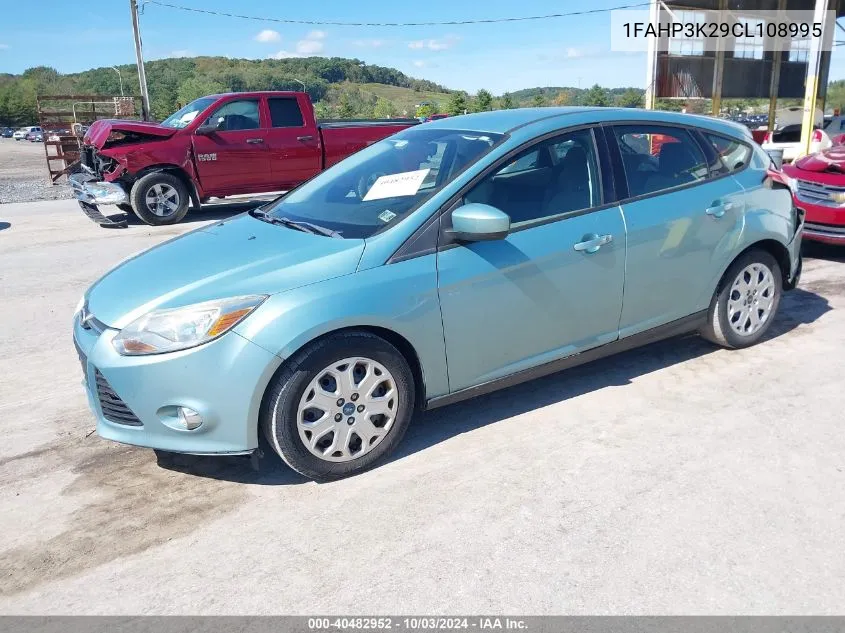 2012 Ford Focus Se VIN: 1FAHP3K29CL108995 Lot: 40482952