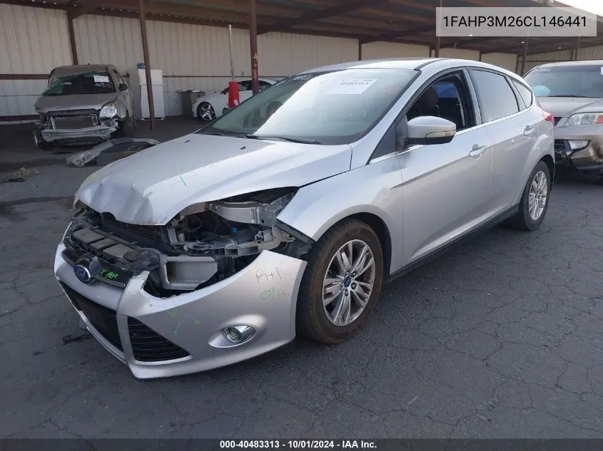 2012 Ford Focus Sel VIN: 1FAHP3M26CL146441 Lot: 40483313