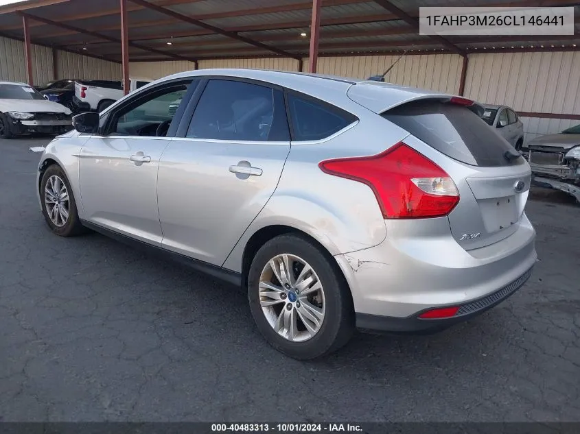 2012 Ford Focus Sel VIN: 1FAHP3M26CL146441 Lot: 40483313