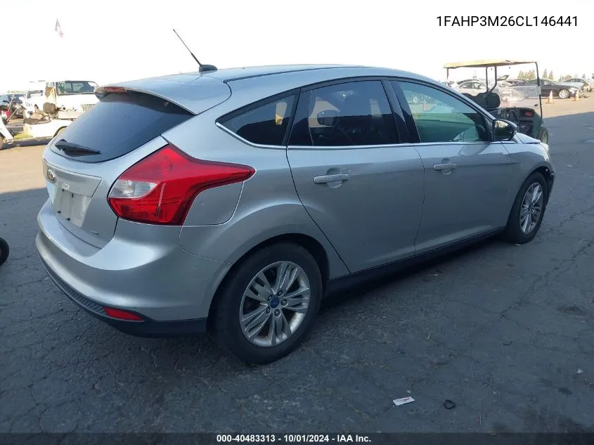 2012 Ford Focus Sel VIN: 1FAHP3M26CL146441 Lot: 40483313