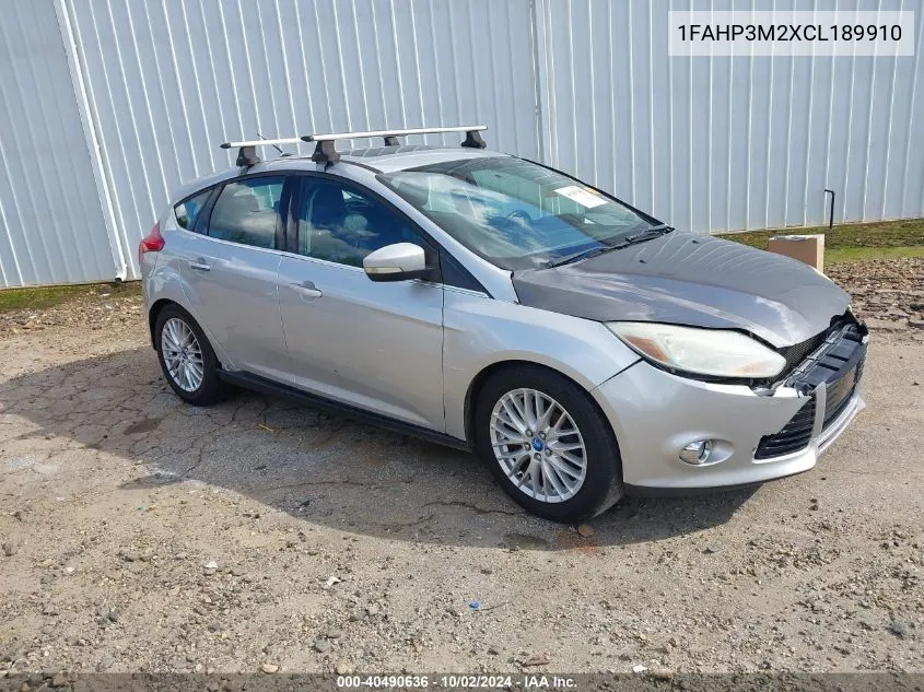 2012 Ford Focus Sel VIN: 1FAHP3M2XCL189910 Lot: 40490636