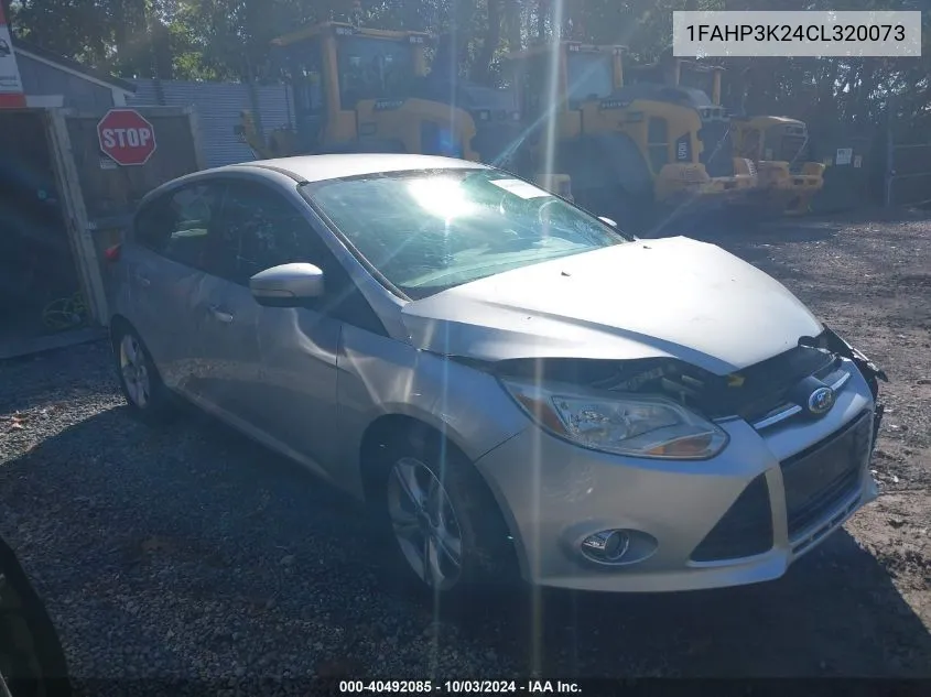 2012 Ford Focus Se VIN: 1FAHP3K24CL320073 Lot: 40492085