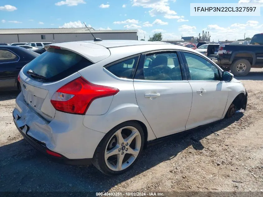 2012 Ford Focus Titanium VIN: 1FAHP3N22CL327597 Lot: 40493251