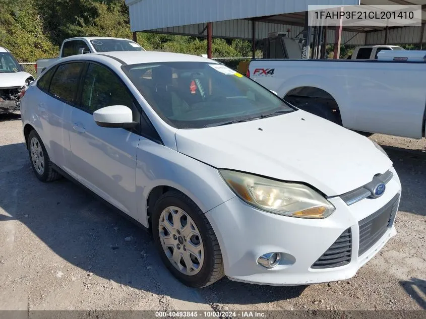 2012 Ford Focus Se VIN: 1FAHP3F21CL201410 Lot: 40493845