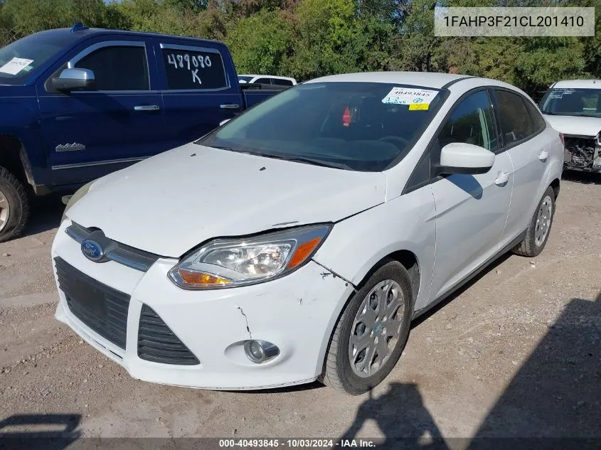 2012 Ford Focus Se VIN: 1FAHP3F21CL201410 Lot: 40493845