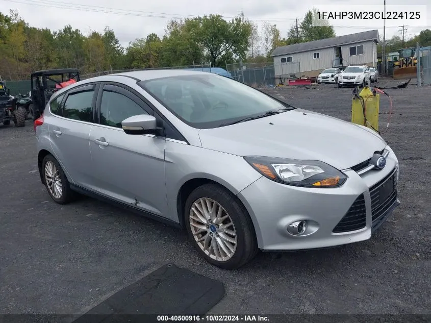 2012 Ford Focus Sel VIN: 1FAHP3M23CL224125 Lot: 40500916