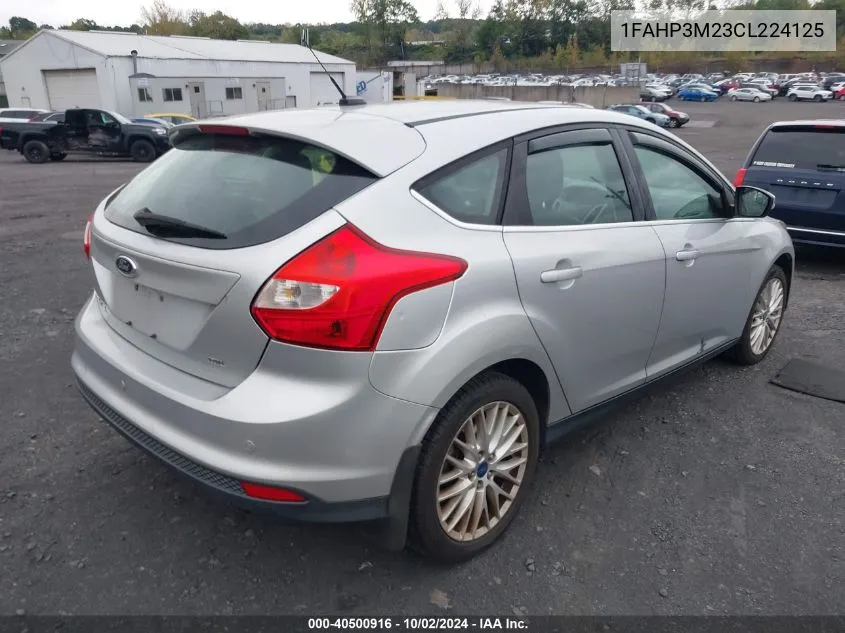 2012 Ford Focus Sel VIN: 1FAHP3M23CL224125 Lot: 40500916