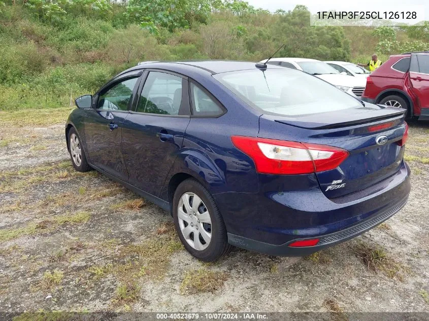 2012 Ford Focus Se VIN: 1FAHP3F25CL126128 Lot: 40523679